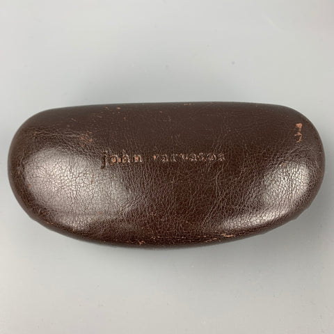 JOHN VARVATOS Silver Gunmetal Sunglasses