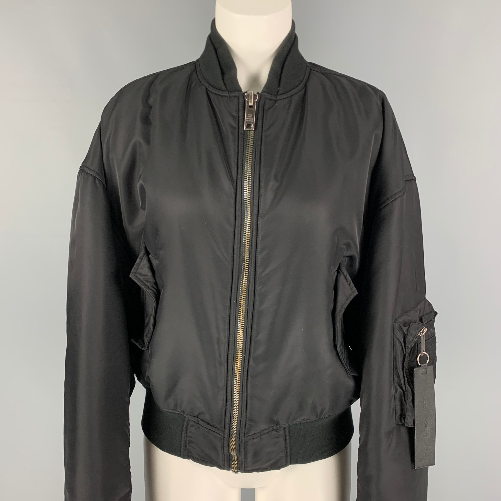 ジャケット・アウター NO MASS PROD. CRUCIFIED BOMBER JACKET M No mass-produced crucified bomber jacket.