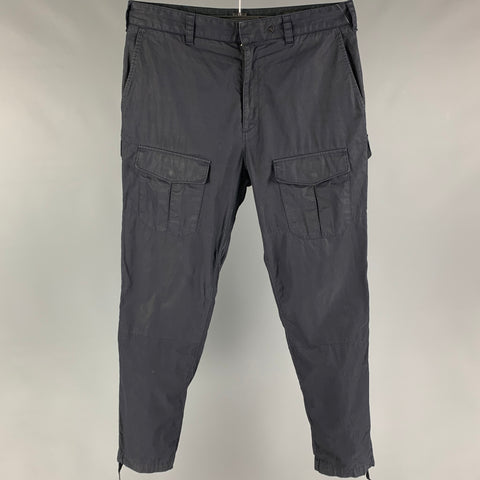 RAG & BONE Size 31 Navy Cotton Cargo Casual Pants