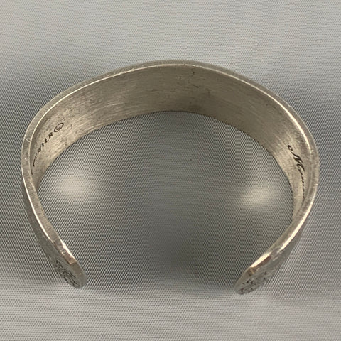 SALISBURY Silver Pewter March Cuff Bracelet
