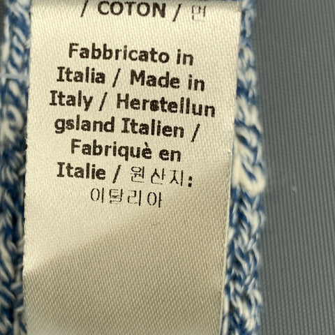 RODA Blue White Knitted Cotton Tie