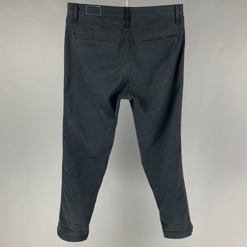 RAG & BONE Size 31 Navy Black Cotton Casual Pants
