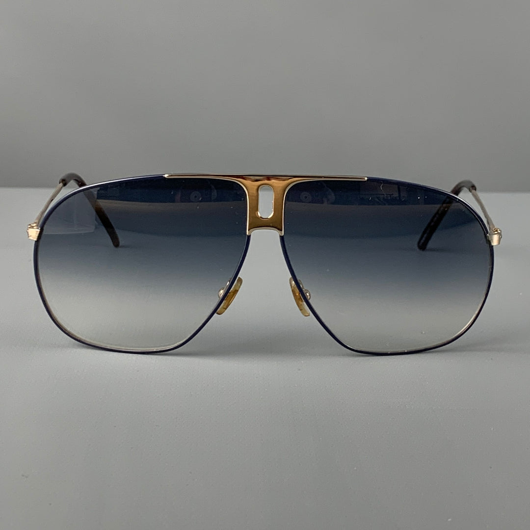 YVES SAINT LAURENT Black Silver Metal Sunglasses – Sui  display picture 1