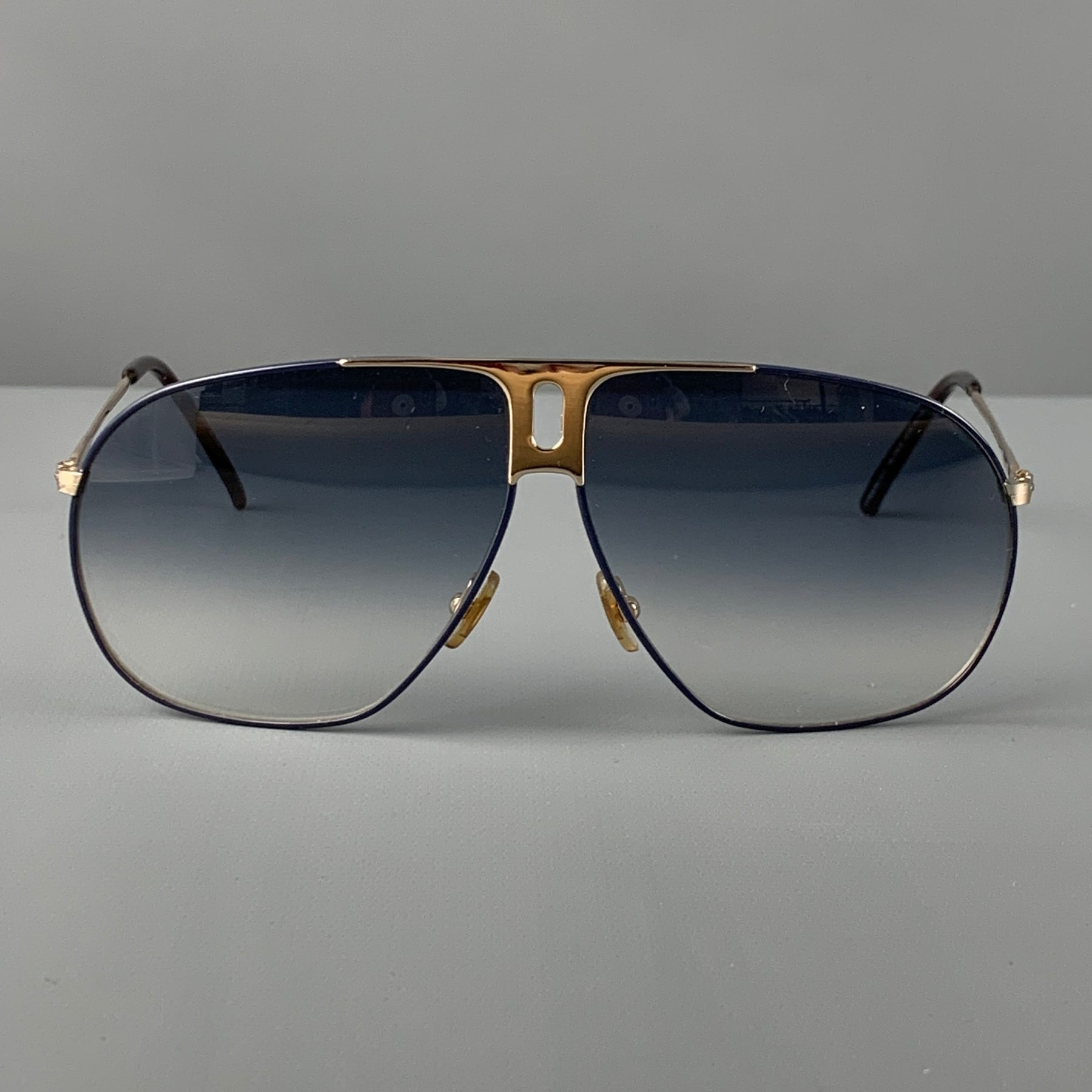 YVES SAINT LAURENT Black Silver Metal Sunglasses – Sui Generis Designer  Consignment