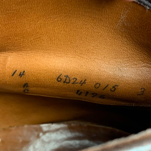 ALDEN 4196 Size 15 Brown Suede Leather Lace Up Boots