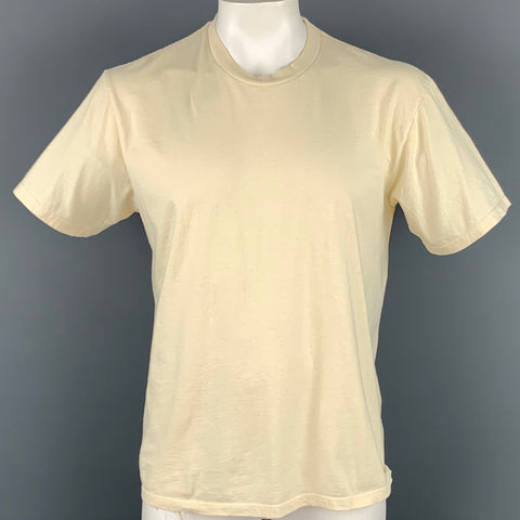JOHN ELLIOTT Size XL Beige Cotton Short Sleeve T-shirt