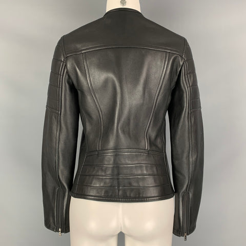 NEIL BARRETT Size S Black Zip Up Jacket