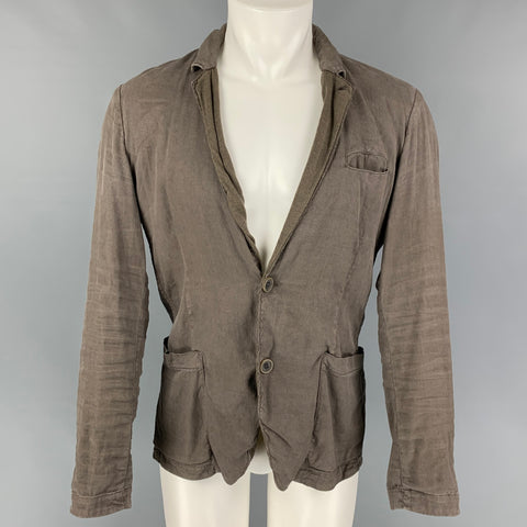 TRANSIT UOMO Size M Olive Linen Blend Sport Coat