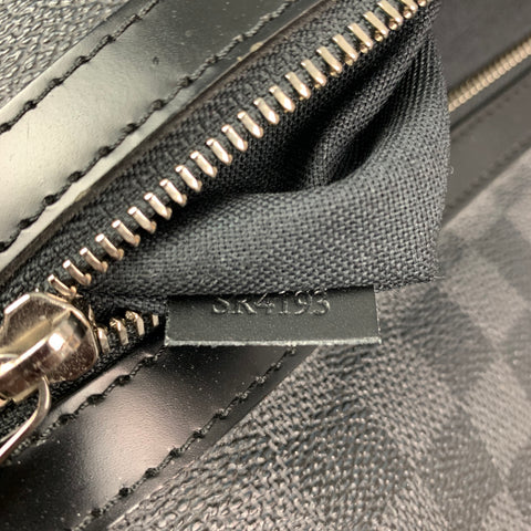 LOUIS VUITTON Milo Mick Pm Charcoal & Black Damier Graphite Canvas Messenger Bag