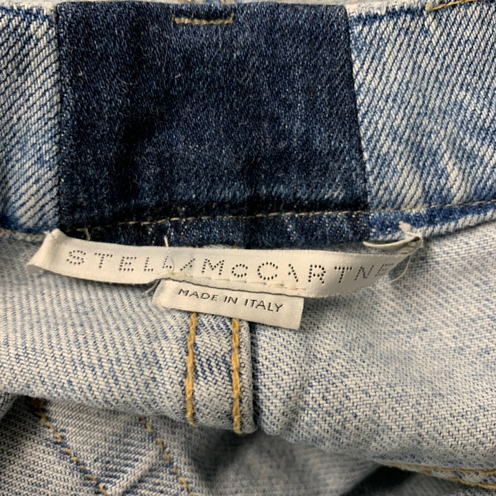 STELLA McCARTNEY Size 34 Blue Wash Denim Zip Fly Jeans