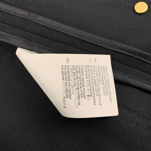 DSQUARED2 Talla 8 Chaqueta de algodón negra Blazer