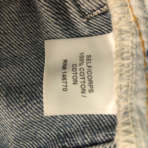 LEVIS BY RE/DONE Size 27 Light Blue Denim Washed Jeans