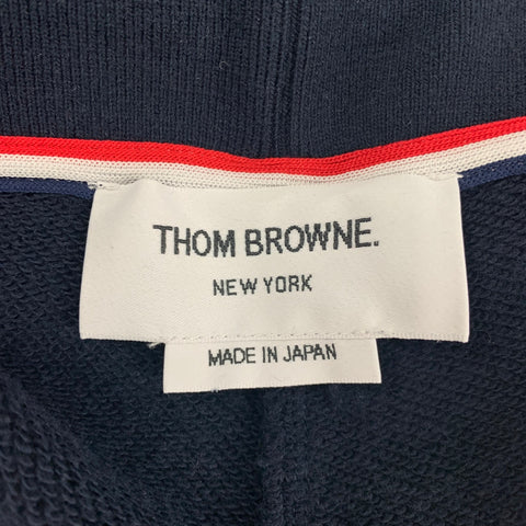 THOM BROWNE Size L Navy White Stripe Cotton Sweatpants Casual Pants