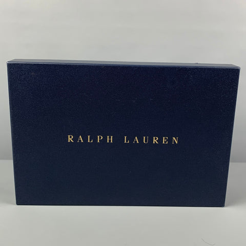 RALPH LAUREN Size 9.5 Black Leather Patent Leather Stiletto Celia Pumps