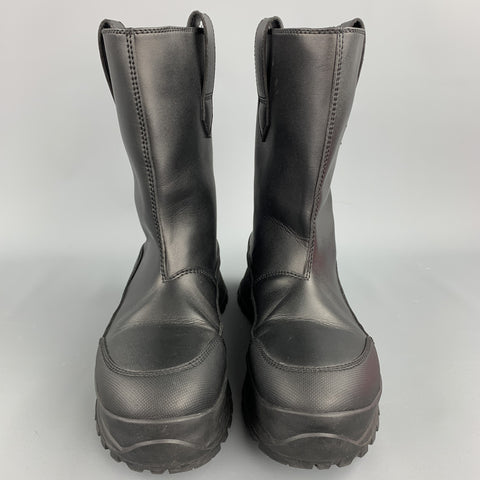STELLA McCARTNEY Taille 10 Bottines à enfiler en simili cuir noir