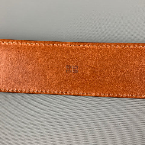 STEFANOBI Size 38 Tan Leather Belt