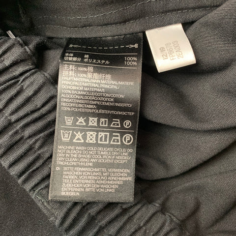 Y-3 by YOHJI YAMAMOTO Size M Black Cotton Elastic Wide Leg Casual Pants