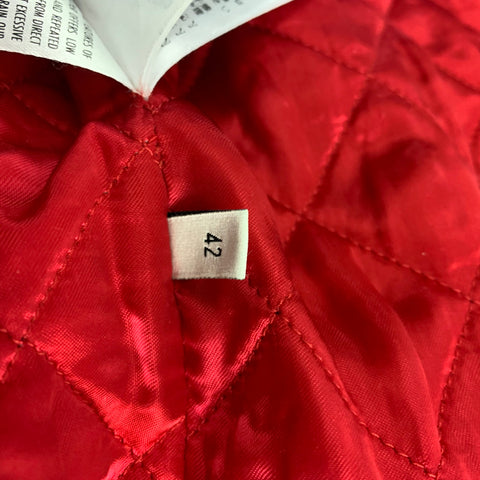 GUCCI SS 17 Talla M Chaqueta motera de cuero desgastado con tachuelas negra