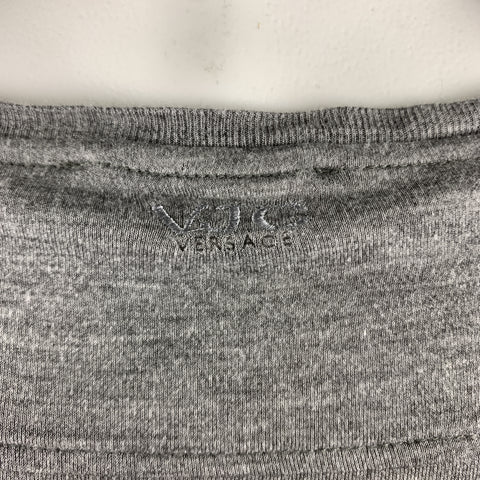 VERSACE JEANS COUTURE Size M Gray Modal Scoop Neck Pullover