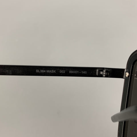 SAINT LAURENT Lunettes de soleil et lunettes en métal noir