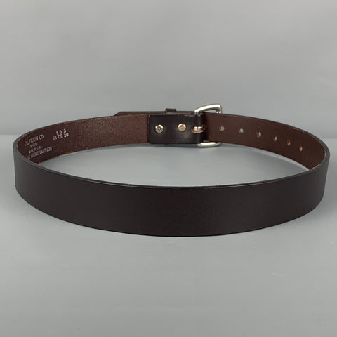 FILSON Size 30 Dark Brown Leather Belt