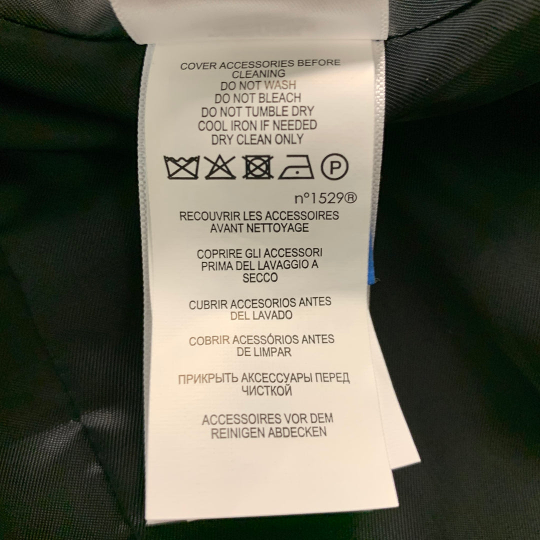 POLO de RALPH LAUREN Talla 10 Abrigo cruzado de viscosa de lino negro