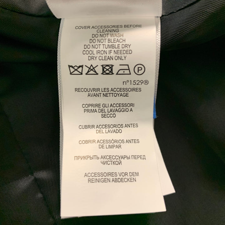 POLO de RALPH LAUREN Talla 10 Abrigo cruzado de viscosa de lino negro