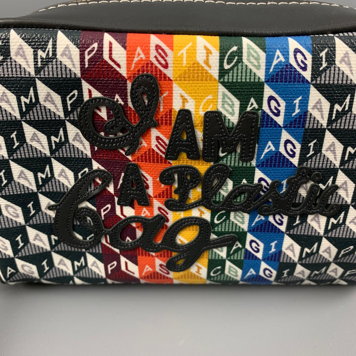 ANYA HINDMARCH Grey Multi-Color Cross Body Handbag