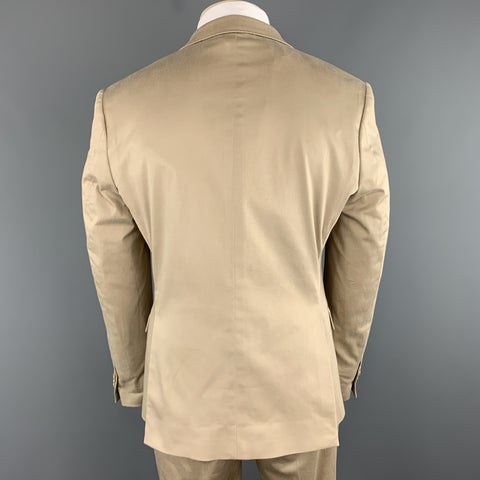 DANIELE ALESSANDRINI Costume Kaki Coton / Elasthanne 36 x 36 en Pointe Revers
