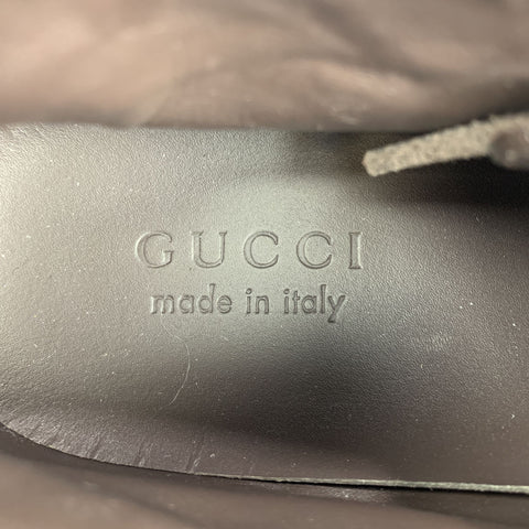 GUCCI Size US 8 Brown Solid Boot Sneakers