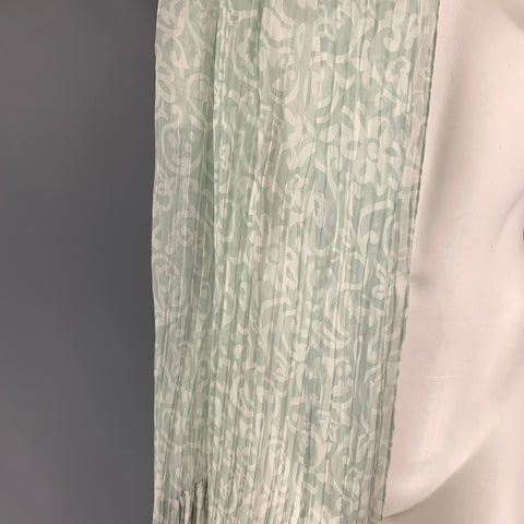 GIORGIO ARMANI Moss Print Silk Scarves