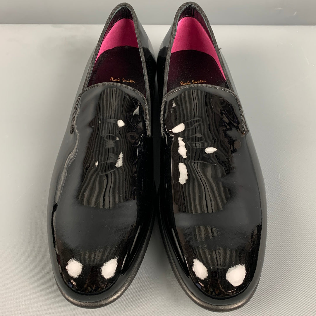 Paul Smith Silver Slip-On Loafers Paul Smith | Shoes | Paul Smith Navy Suede Penny Loafer  main image 3