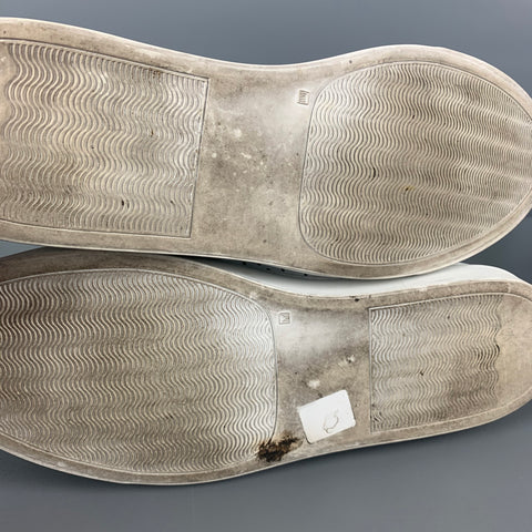 COMMON PROJECTS Baskets Achilles basses en cuir perforé blanc taille 10