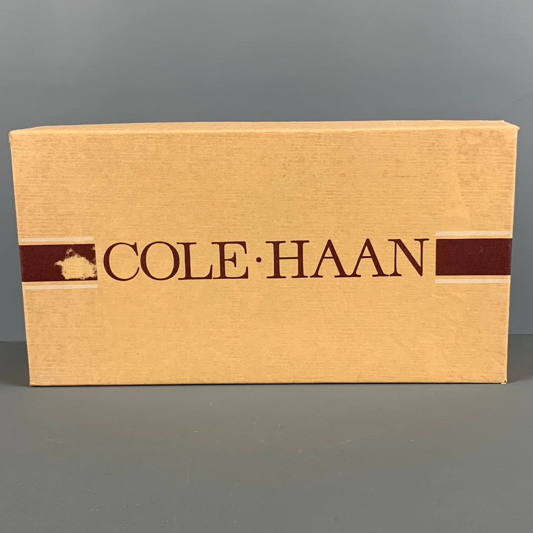 COLE HAAN Size 5.5 Burgundy Leather Loafer Flats