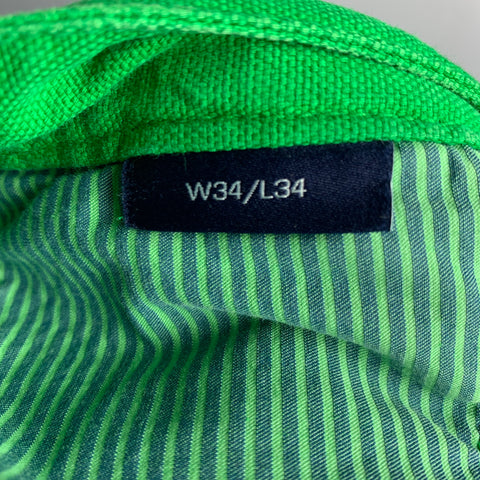 GANT by MICHAEL BASTIAN Size 34 Green Cotton Low Rise Casual Pants