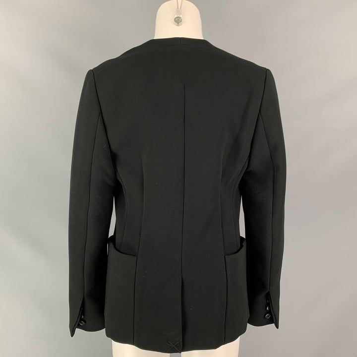 3.1 PHILLIP LIM Size 6 Black Triacetate Blend Jacket