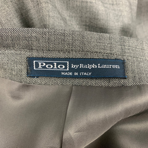 POLO by RALPH LAUREN Size 42 Light Gray Virgin Wool Notch Lapel Suit