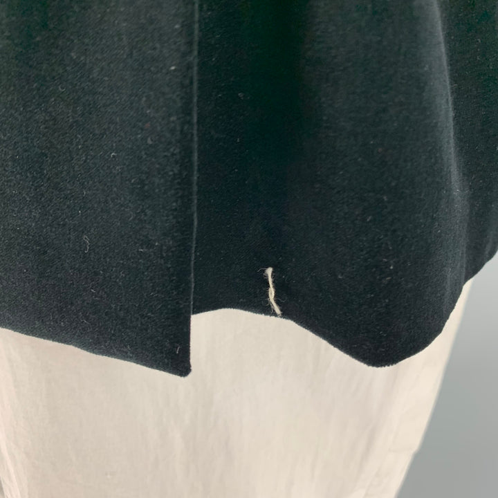 RALPH LAUREN Size 42 Black Solid Cotton Velvet Notch Lapel Sport Coat