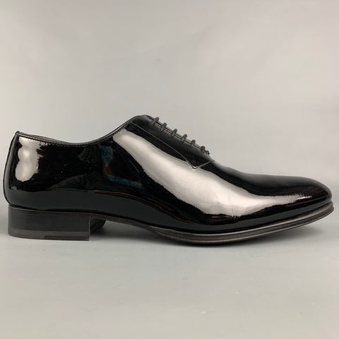 TO BOOT NY Size 8 Black Leather Lace Up Shoes