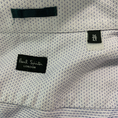 PAUL SMITH Size L Lilac Cotton Button Up Long Sleeve Shirt