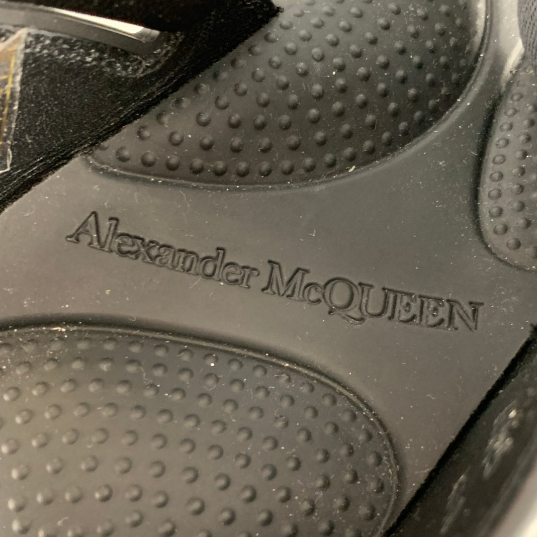 ALEXANDER MCQUEEN Size 9.5 Black Straps Sandals