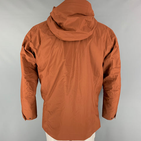 ARCTERYX Size M Rust Nylon Padded Jacket