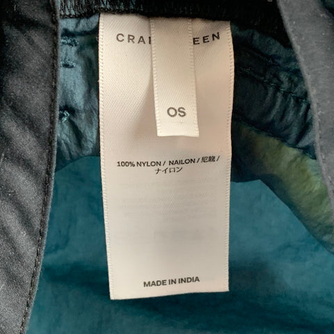 CRAIG GREEN Size One Size Blue Grey Nylon Tunnel Hat