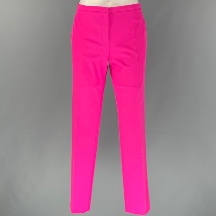 JIL SANDER Size 32 Pink Solid Tapered Dress Pants