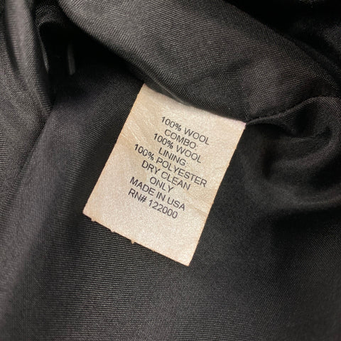 THREAD Taille 4 Robe plissée en laine tissée noire et verte