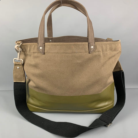 JACK SPADE Sac fourre-tout rectangulaire en toile olive