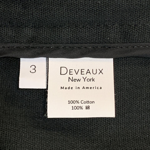 DEVEAUX New York Size XL Black Corduroy Zip Up Jacket