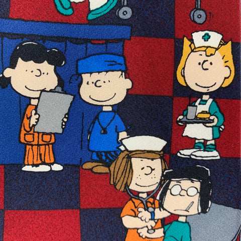 PEANUTS Multi-Color Cartoon Silk Tie
