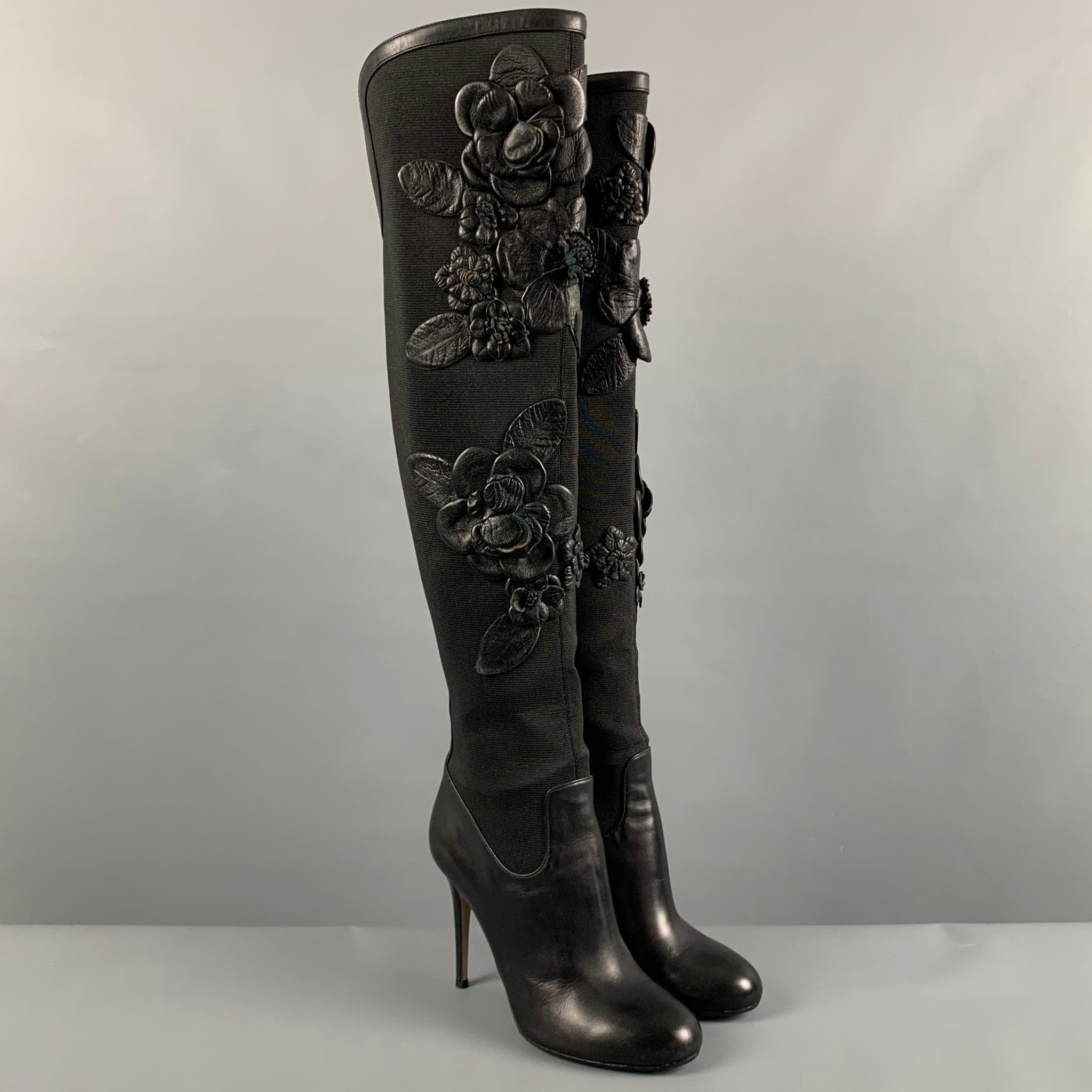 Valentino on sale floral boots