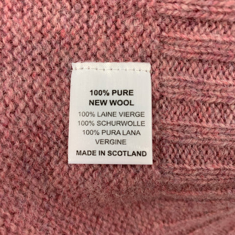 HARLEY Size L Rose Knitted Wool Crew-Neck Sweater